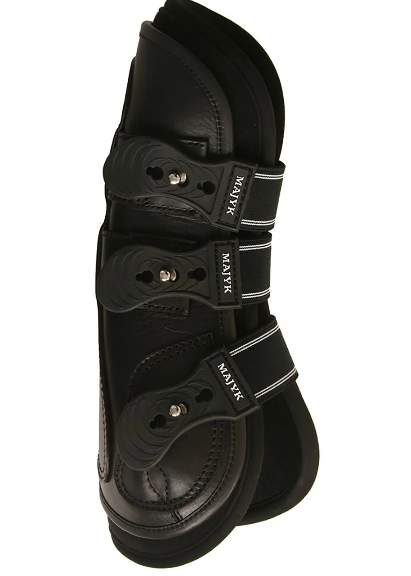 MAJYK EQUIPE ® Leather Jump Boots with Removable Impact Liners (Snap Closure)