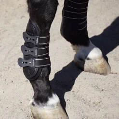 MAJYK EQUIPE ® Leather Jump Boots with Removable Impact Liners (Snap Closure)