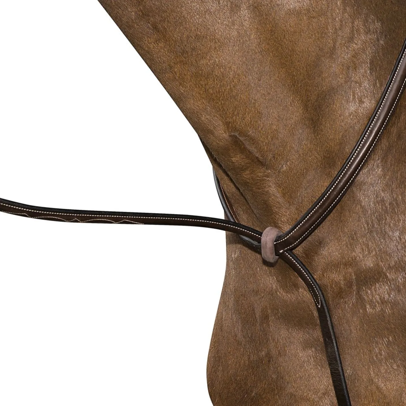 INT RIDING HELMET Marcel Toulouse Fancy-Stitched Raised Standing Martingale