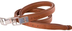 INT RIDING HELMET Marcel Toulouse Platinum Double Leather Stirrup Leathers
