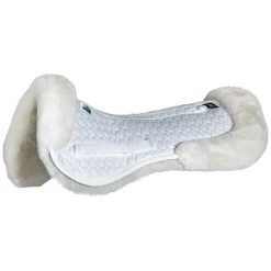 WORLD EQUSTRN BRNDS Mattes Sheepskin Rolled Back Pad