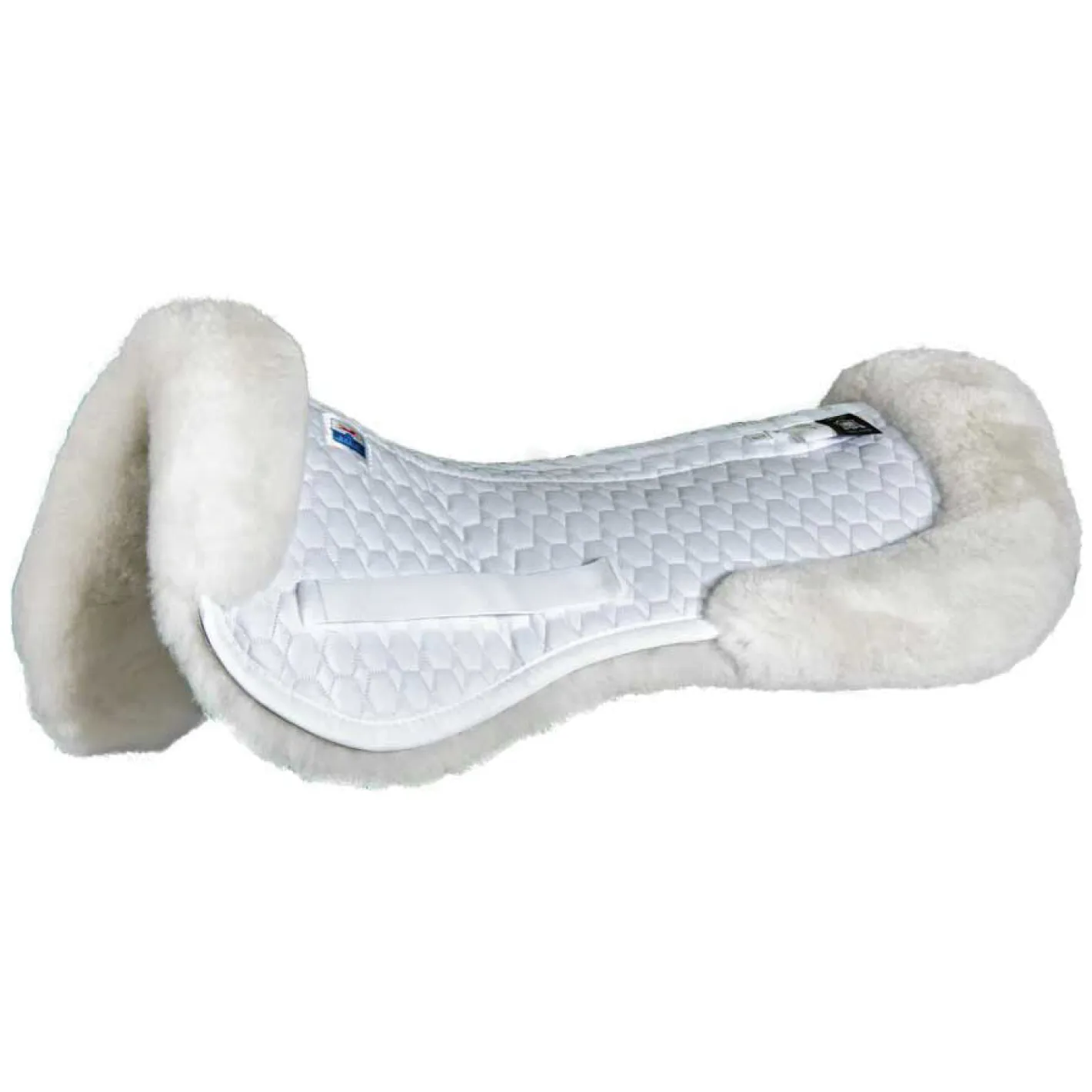 WORLD EQUSTRN BRNDS Mattes Sheepskin Rolled Back Pad