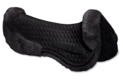 WORLD EQUSTRN BRNDS Mattes Sheepskin Rolled Back Pad