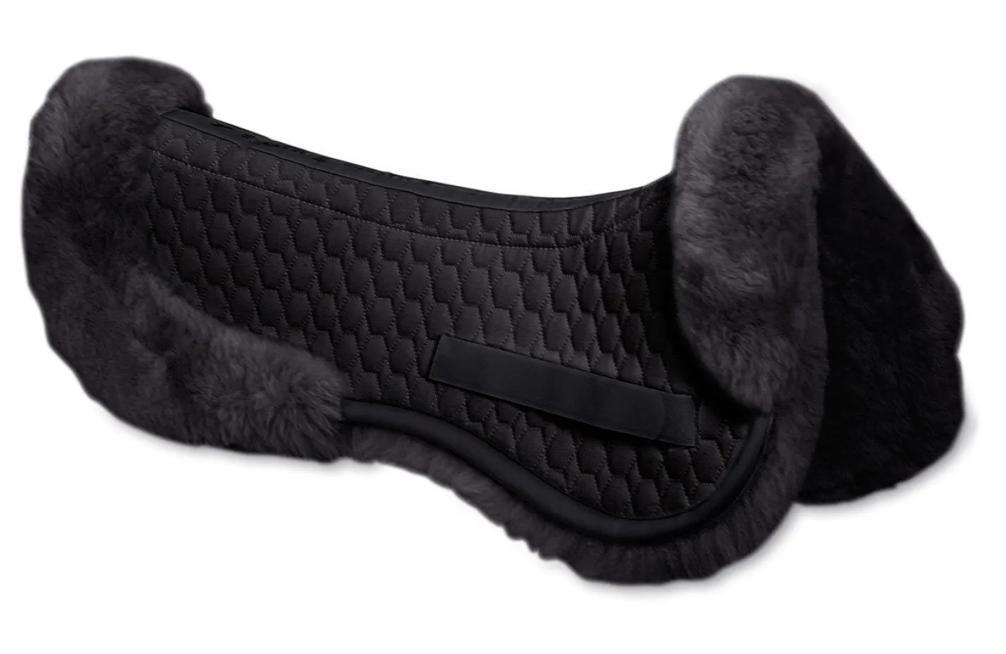 WORLD EQUSTRN BRNDS Mattes Sheepskin Rolled Back Pad