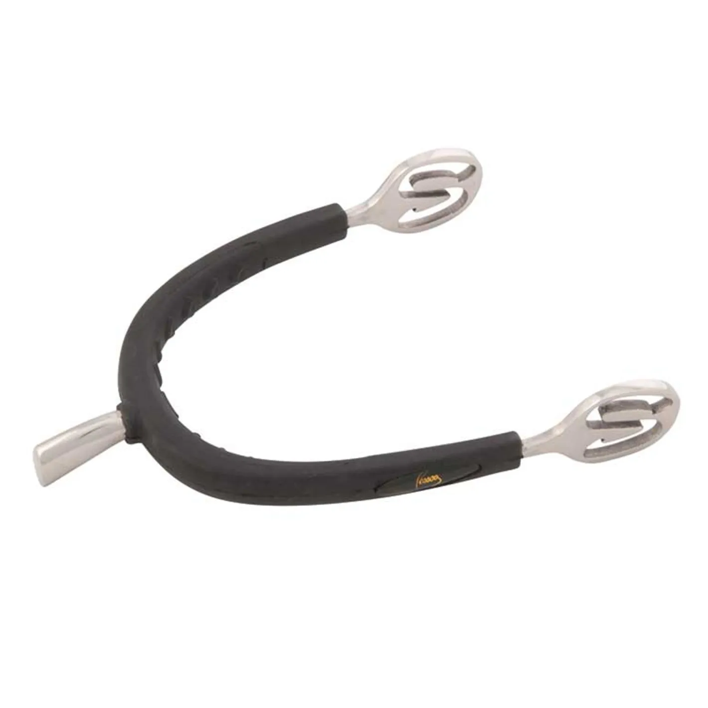 PARTRADE Metalab Prince of Wales Rubber-Covered Spurs - Large Cup