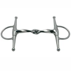 PARTRADE Metalab Twisted Full Cheek Snaffle Bit