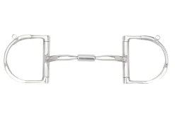 TOKLAT ORIGINALS Myler® Medium D-Ring Wide Barrel MB 02 Comfort Snaffle with Hooks