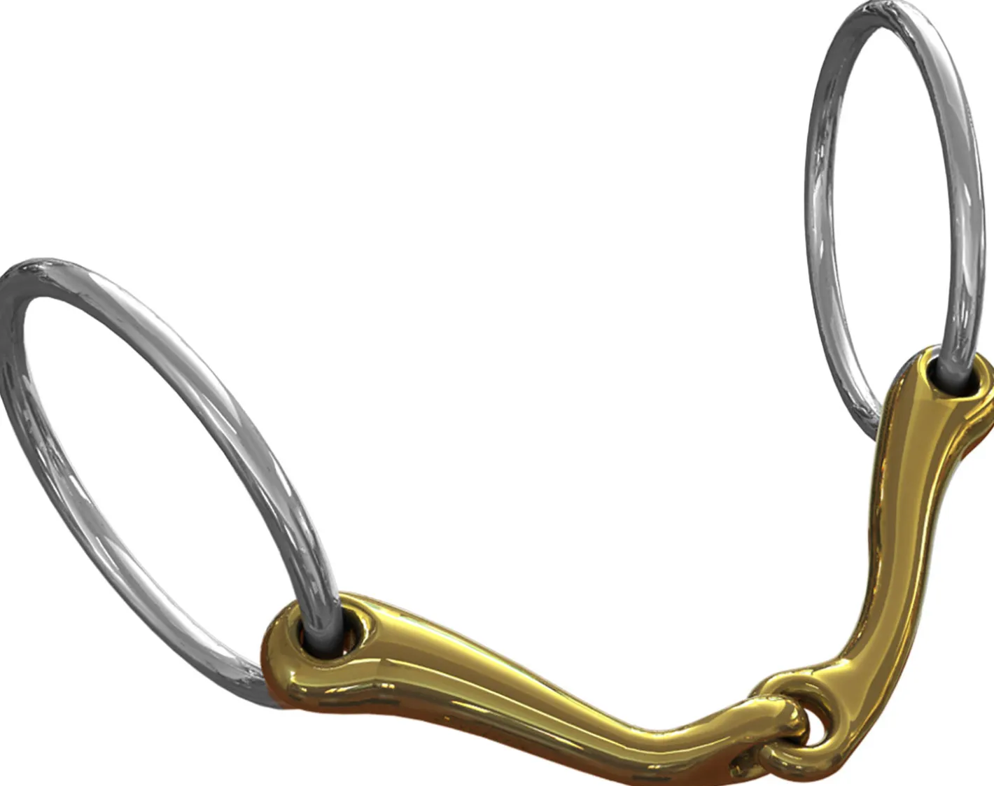 METLAR/NEUE SCHULE Neue Schule Demi Anky Loose Ring Bit - 14 mm mouth; 70 mm rings
