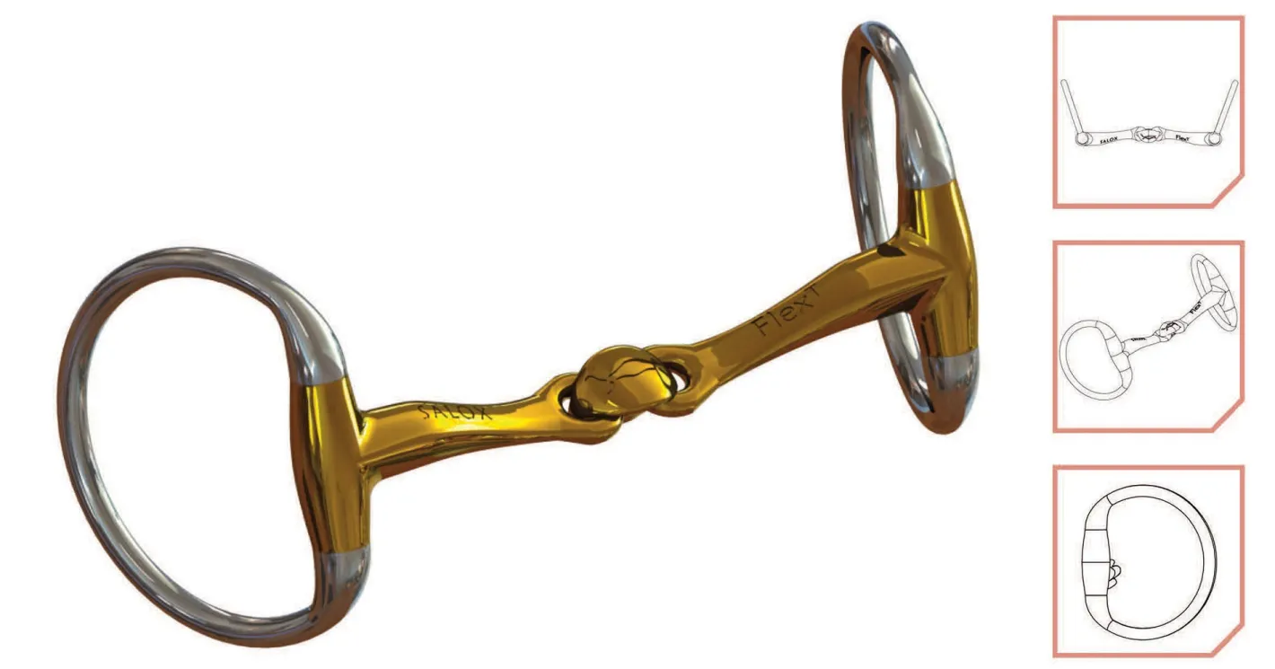 METLAR/NEUE SCHULE Neue Schule Turtle Tactio™ Flex™ Eggbutt Bit