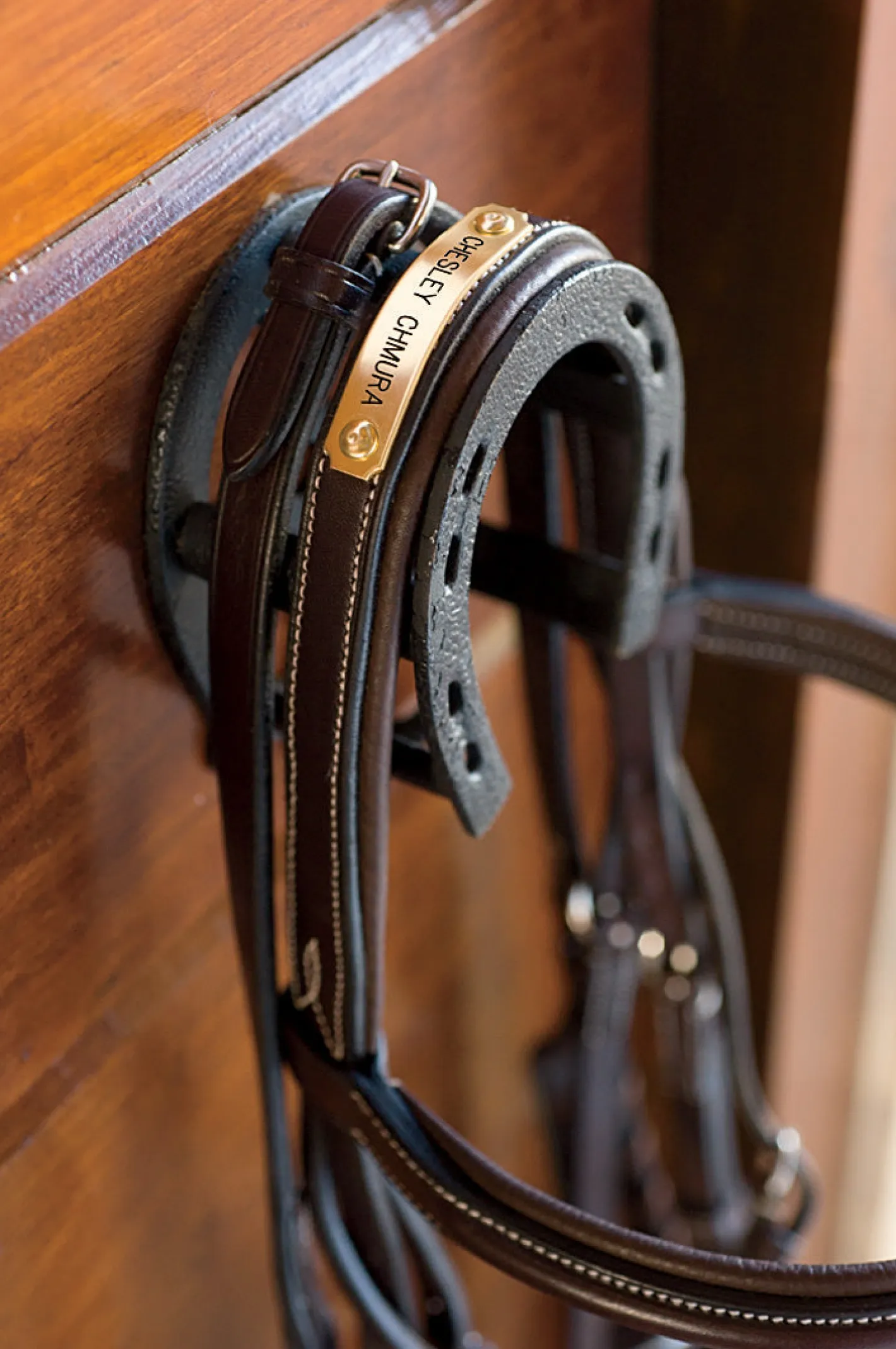 DOVER DROPSHIP Notched Corner Bridle Nameplate