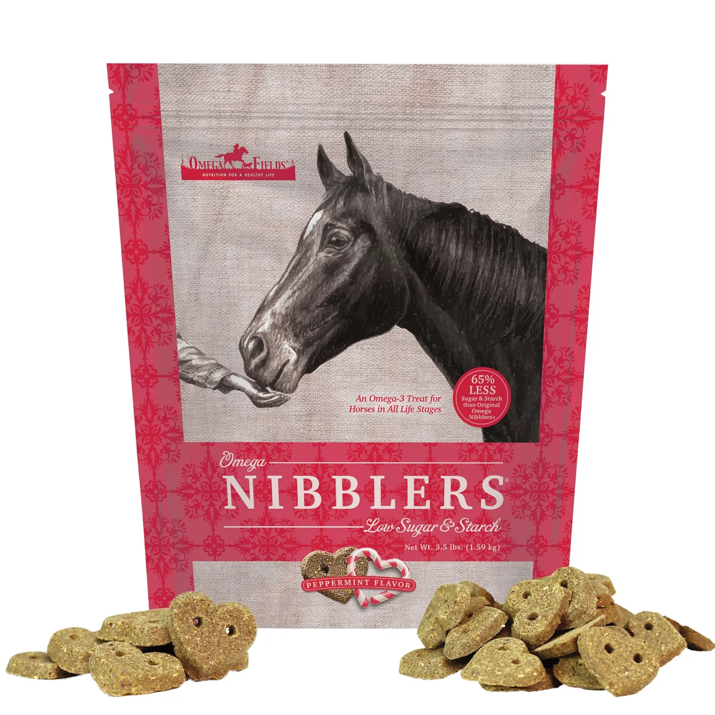 ANIMAL HEALTH INT Omega Fields® Omega Nibblers® Low Sugar & Starch