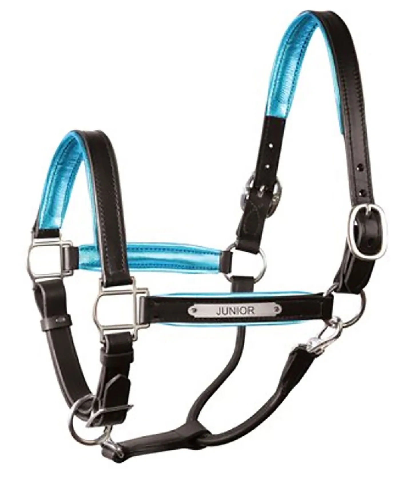 PERRIS LEATHER Perri’s® 1" Padded Leather Halter with Nameplate