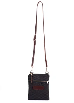 PERRIS LEATHER Perri’s® Champion Crossbody Bag with Leather Accents