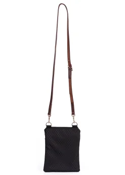 PERRIS LEATHER Perri’s® Champion Crossbody Bag with Leather Accents