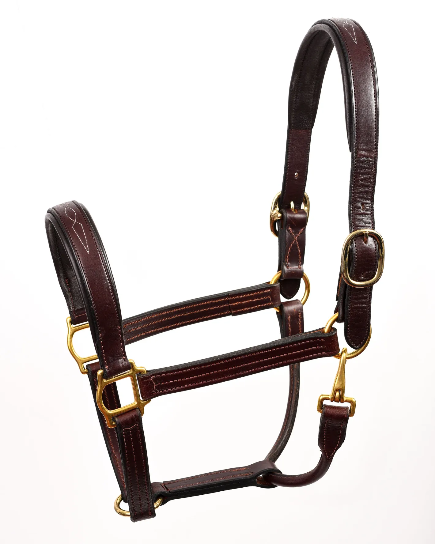 PERRIS LEATHER Perri’s® Fancy-Stitched Padded Leather Halter