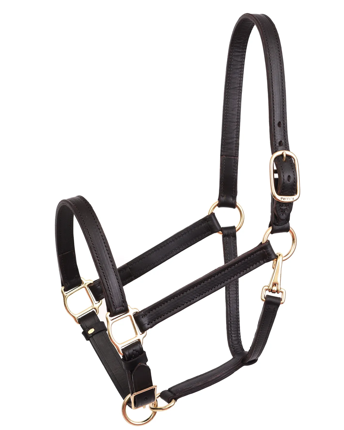PERRIS LEATHER Perri’s® Leather Turnout Draft Halter