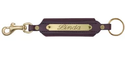 PERRIS LEATHER Perri’s® Padded Leather Key Chain with Nameplate