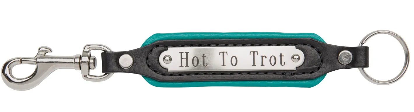 PERRIS LEATHER Perri’s® Padded Leather Key Chain with Nameplate