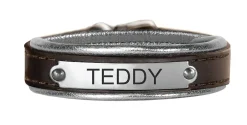 PERRIS LEATHER Perri’s® Padded Leather Nameplate Bracelet