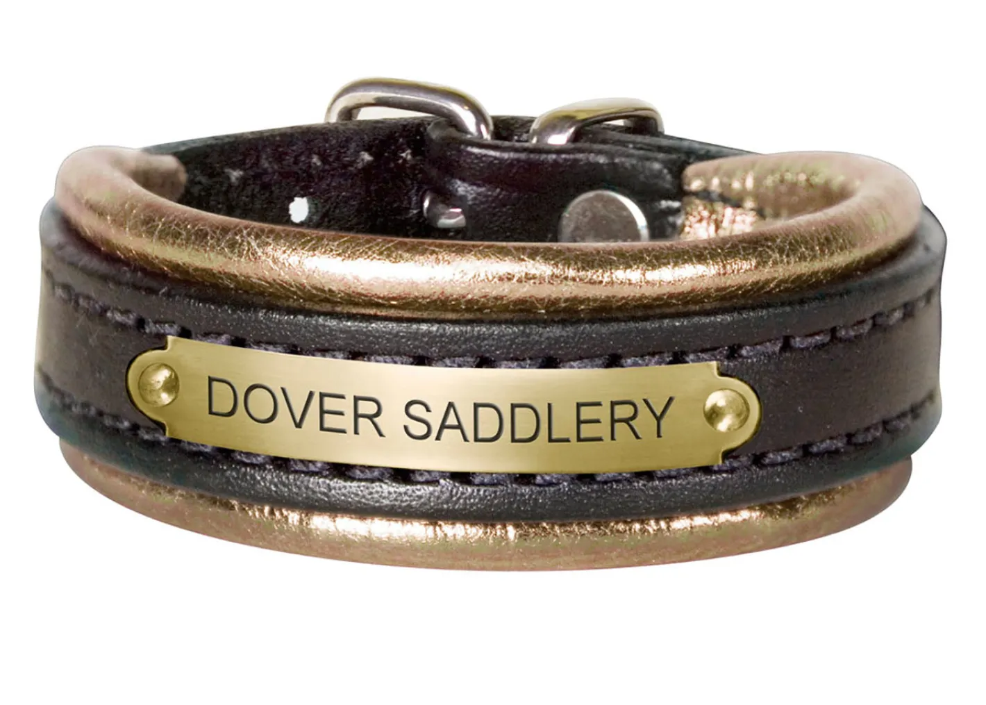 PERRIS LEATHER Perri’s® Padded Leather Nameplate Bracelet