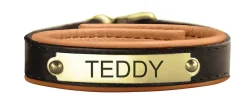 PERRIS LEATHER Perri’s® Padded Leather Nameplate Bracelet