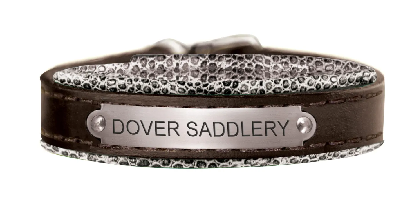 PERRIS LEATHER Perri’s® Padded Leather Nameplate Bracelet