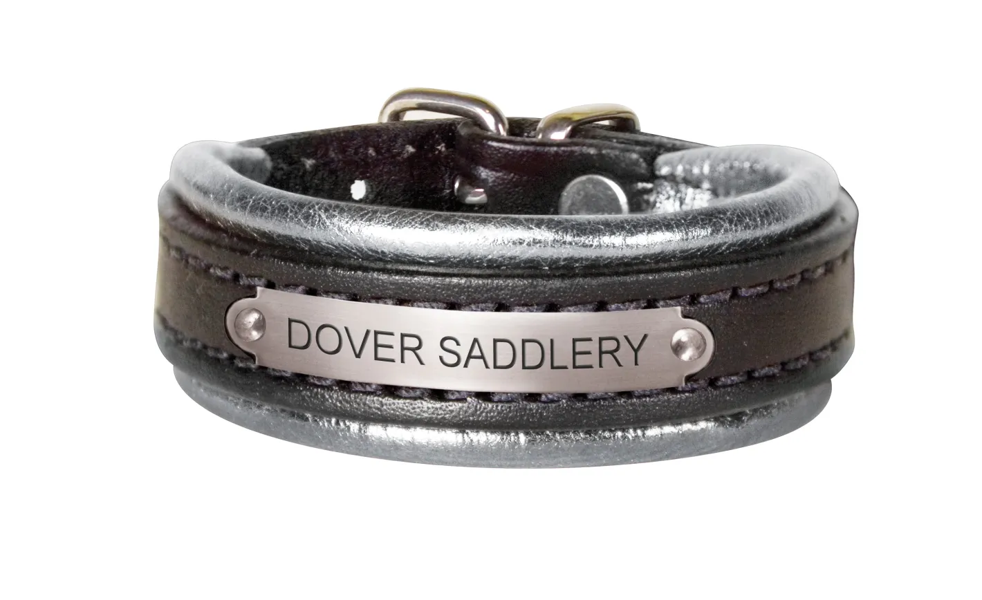 PERRIS LEATHER Perri’s® Padded Leather Nameplate Bracelet