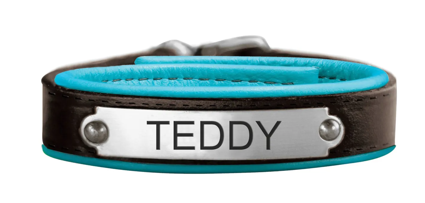 PERRIS LEATHER Perri’s® Padded Leather Nameplate Bracelet