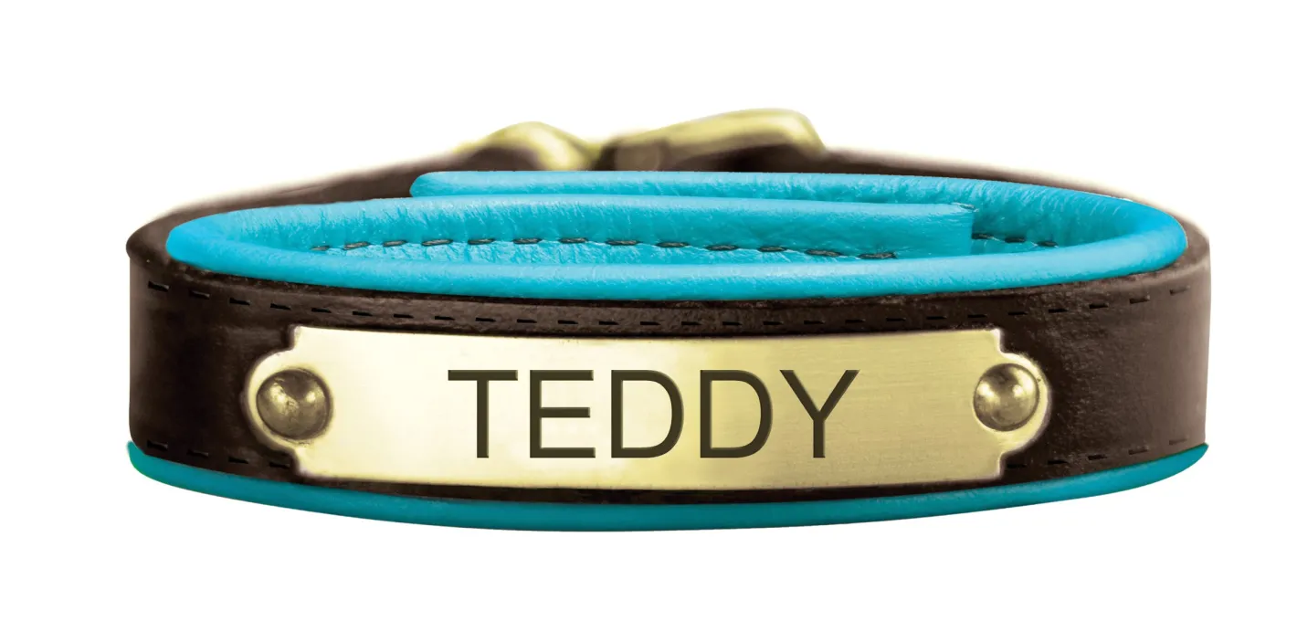 PERRIS LEATHER Perri’s® Padded Leather Nameplate Bracelet