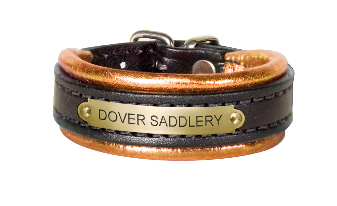 PERRIS LEATHER Perri’s® Padded Leather Nameplate Bracelet