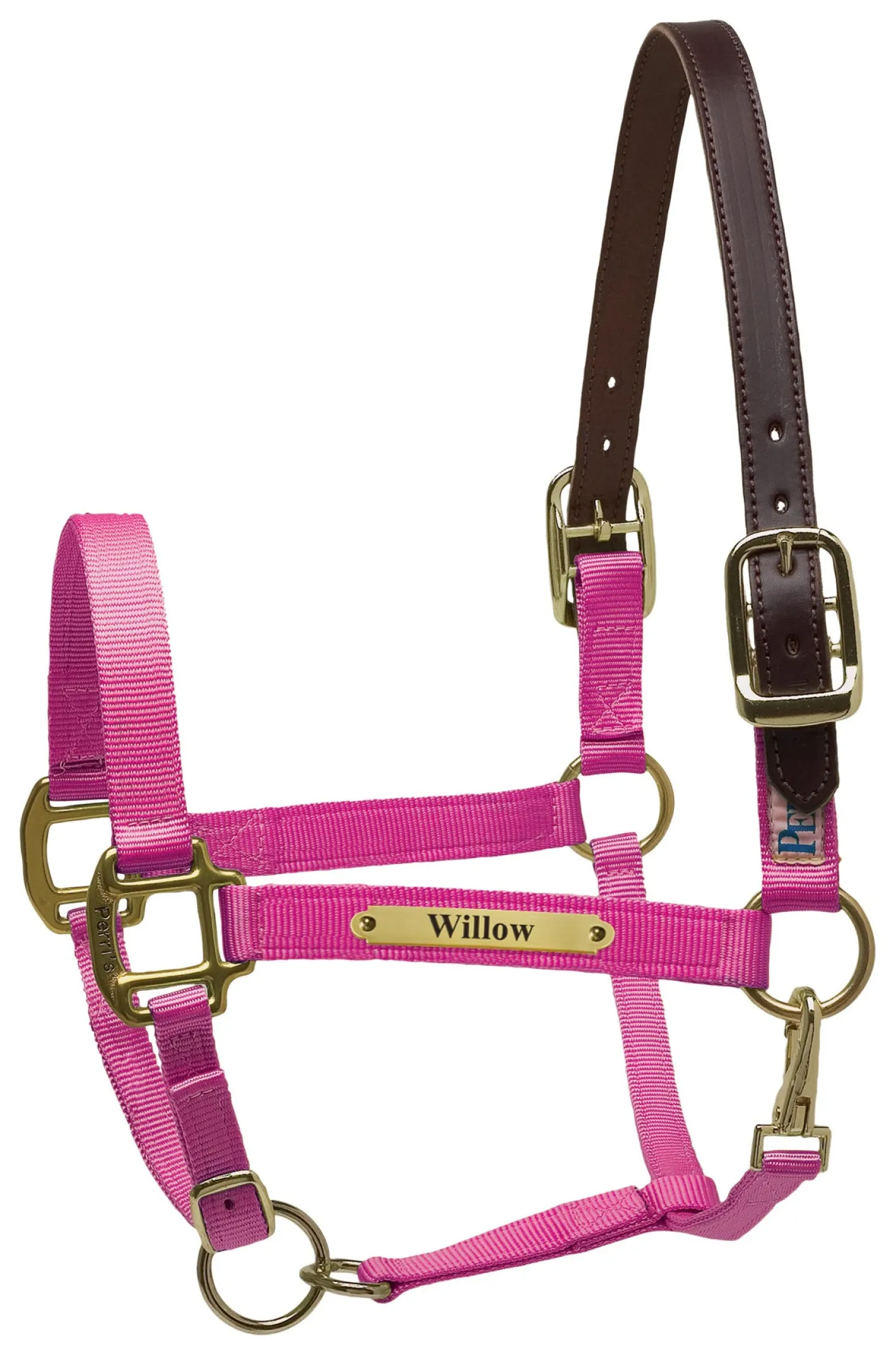 PERRIS LEATHER Perri’s® Premium Nylon Safety Halter with Nameplate