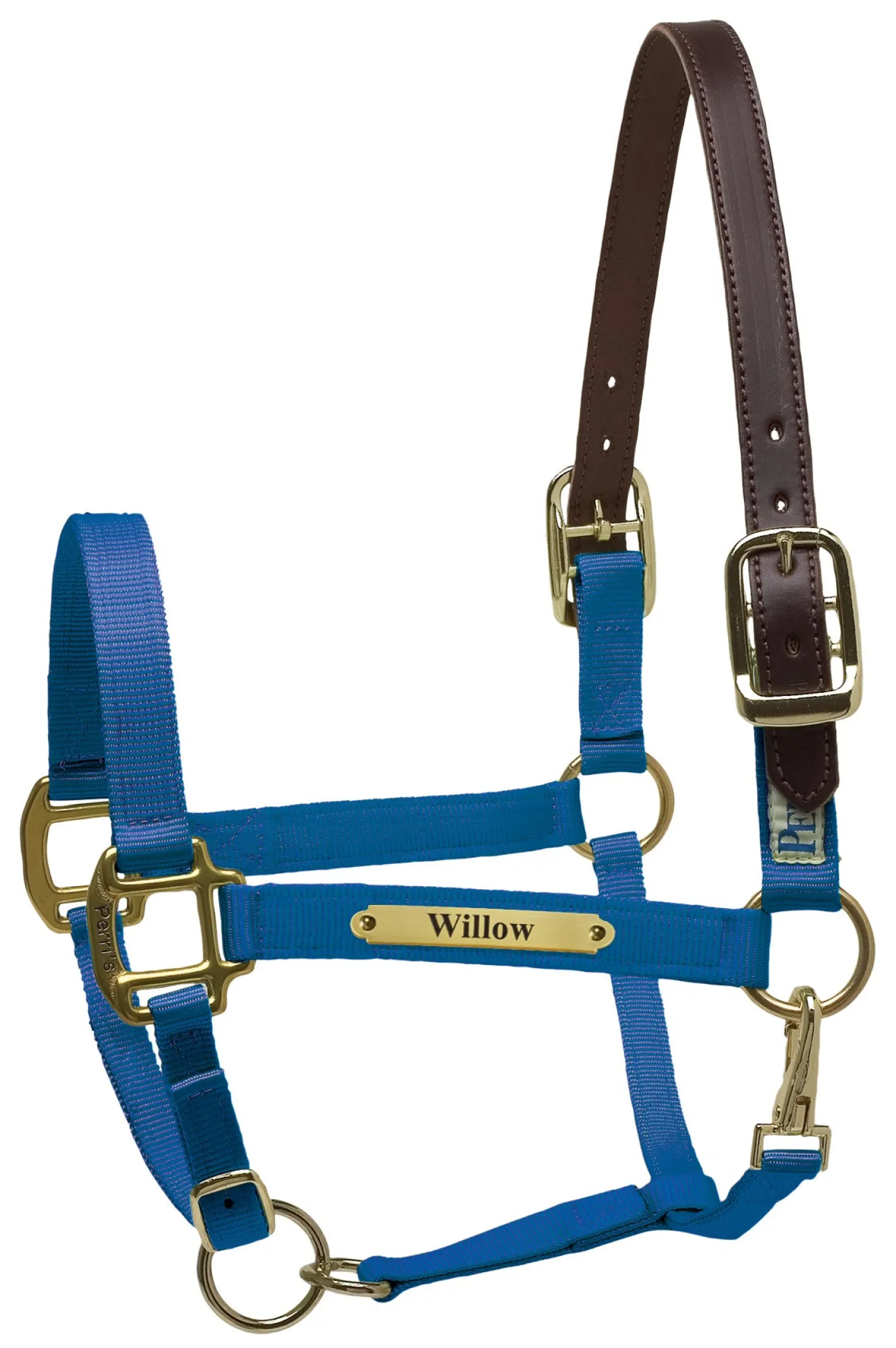 PERRIS LEATHER Perri’s® Premium Nylon Safety Halter with Nameplate