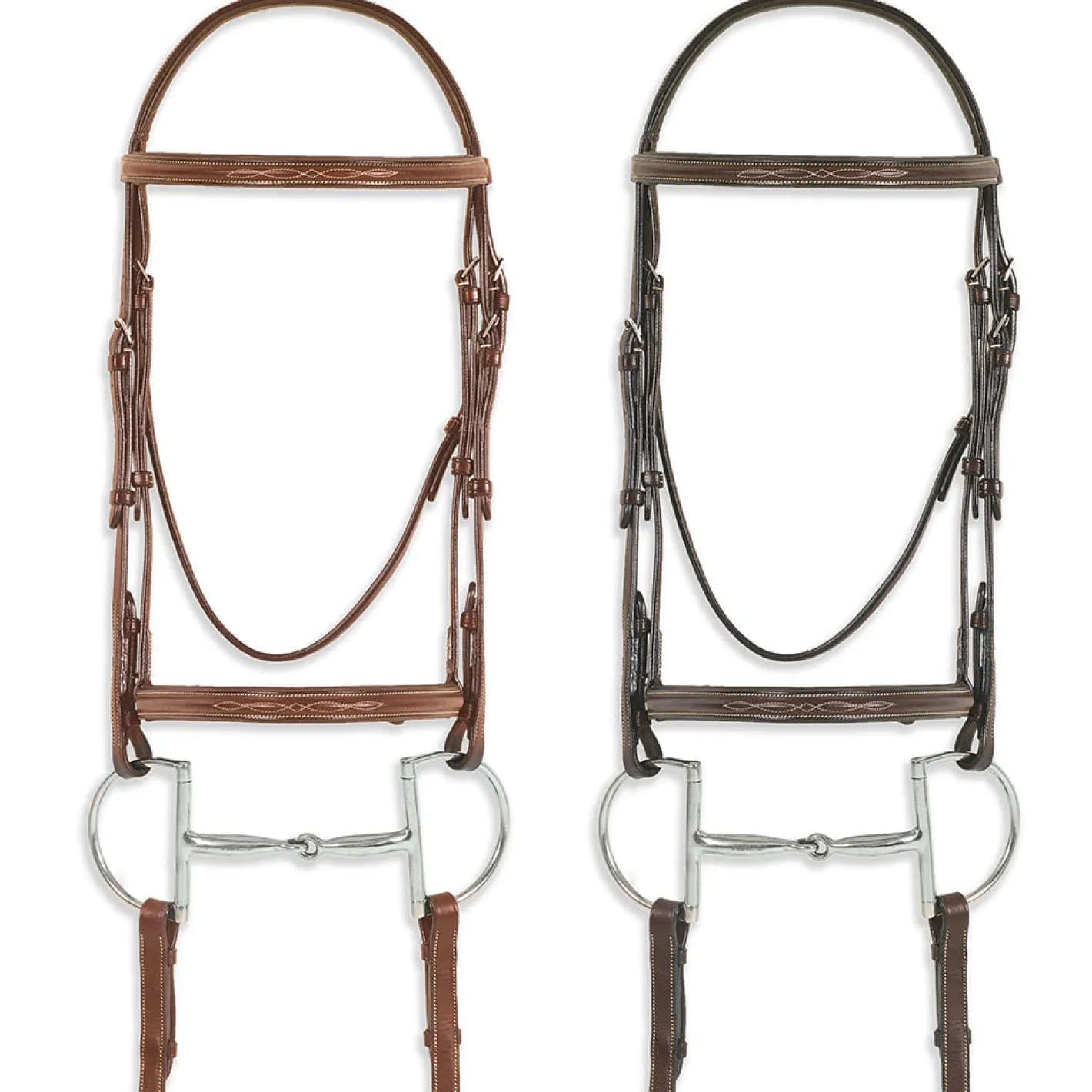 ERS Pessoa® Pro Fancy-Stitched Raised Bridle