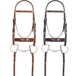 ERS Pessoa® Pro Fancy-Stitched Wide Nose Bridle