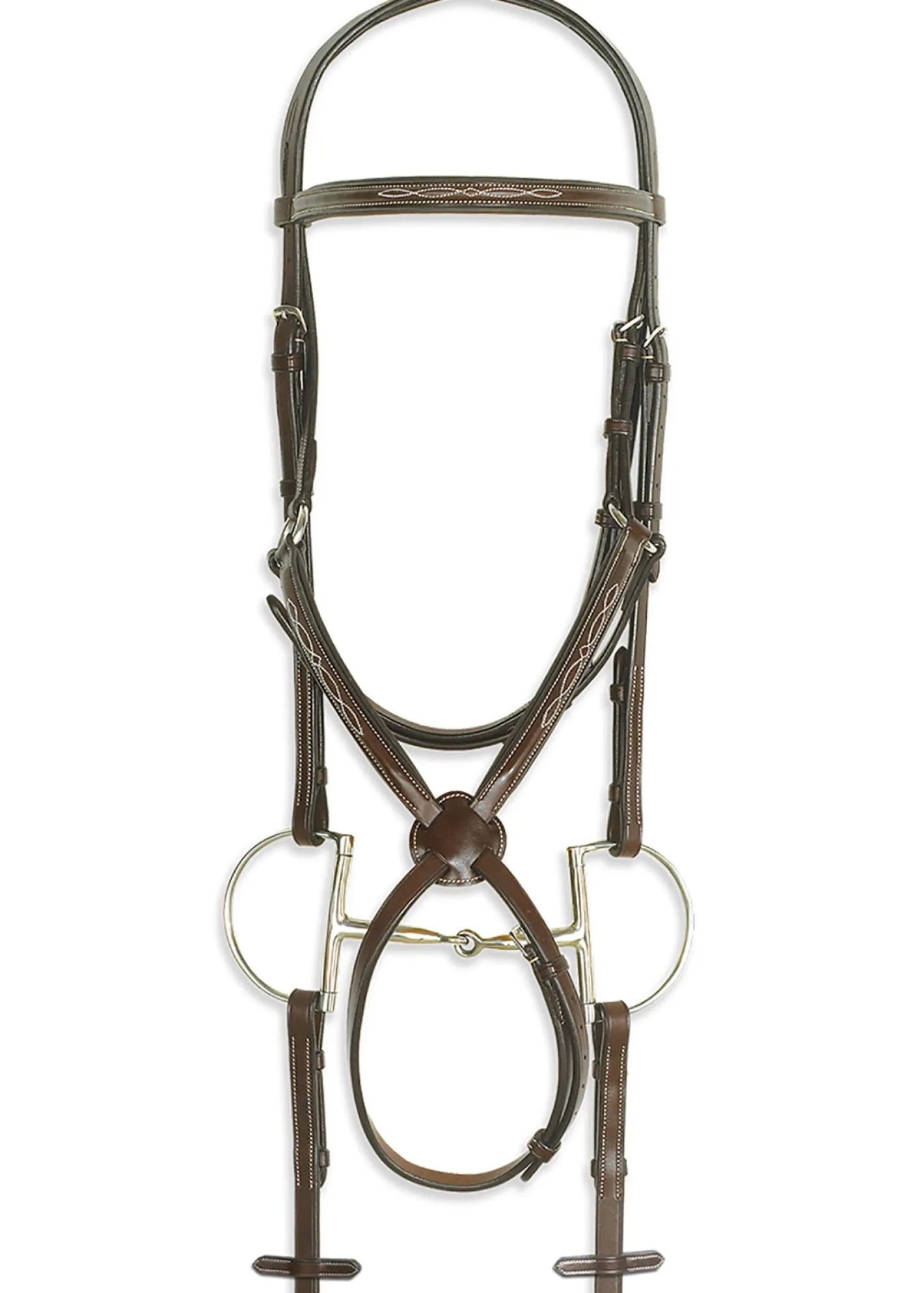 ERS Pessoa® Pro Fancy-Stitched Figure-8 Bridle