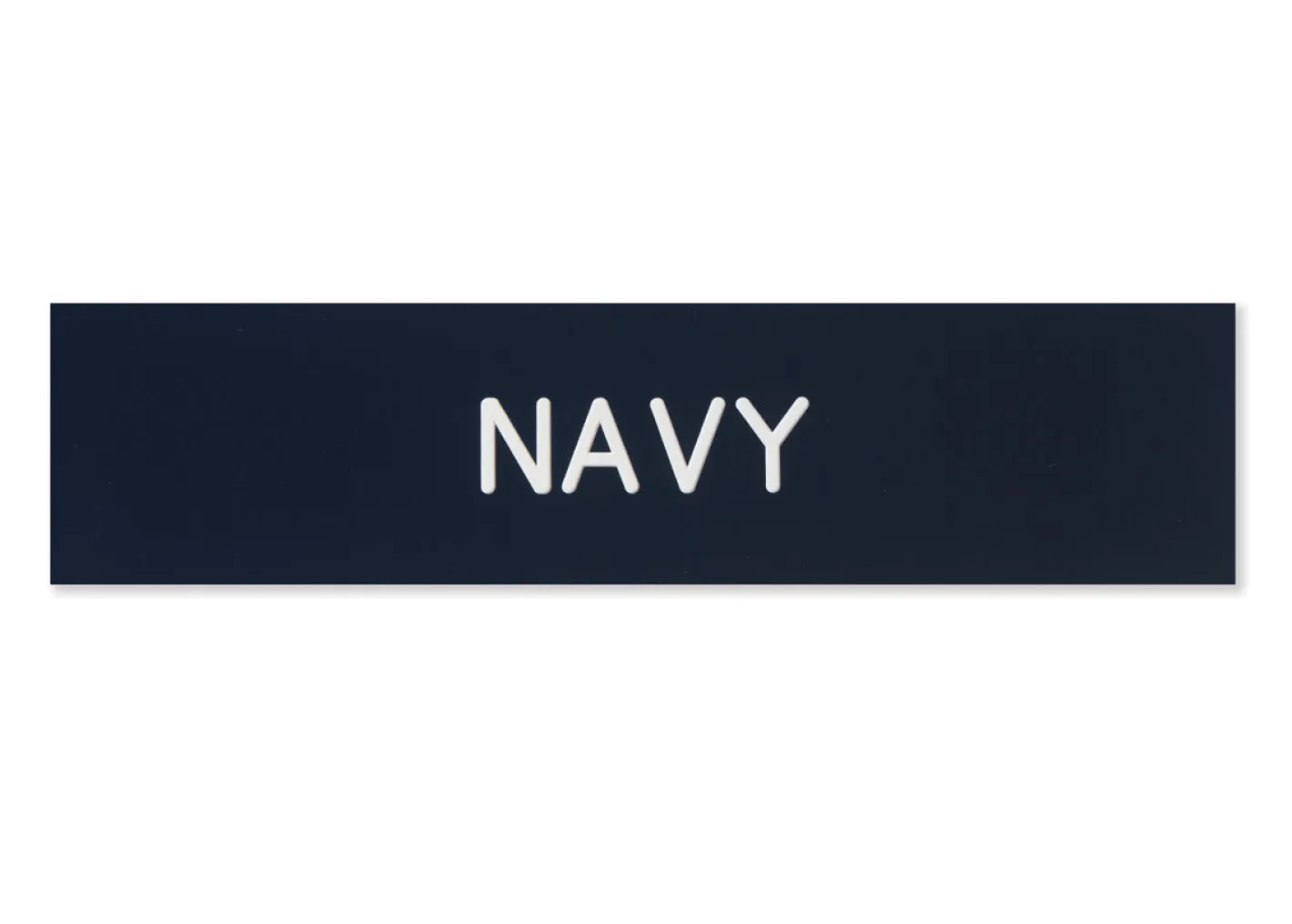 DOVER DROPSHIP Plastic Stall Plate - 1 or 2 lines