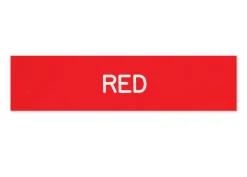 DOVER DROPSHIP Plastic Stall Plate - 3 lines