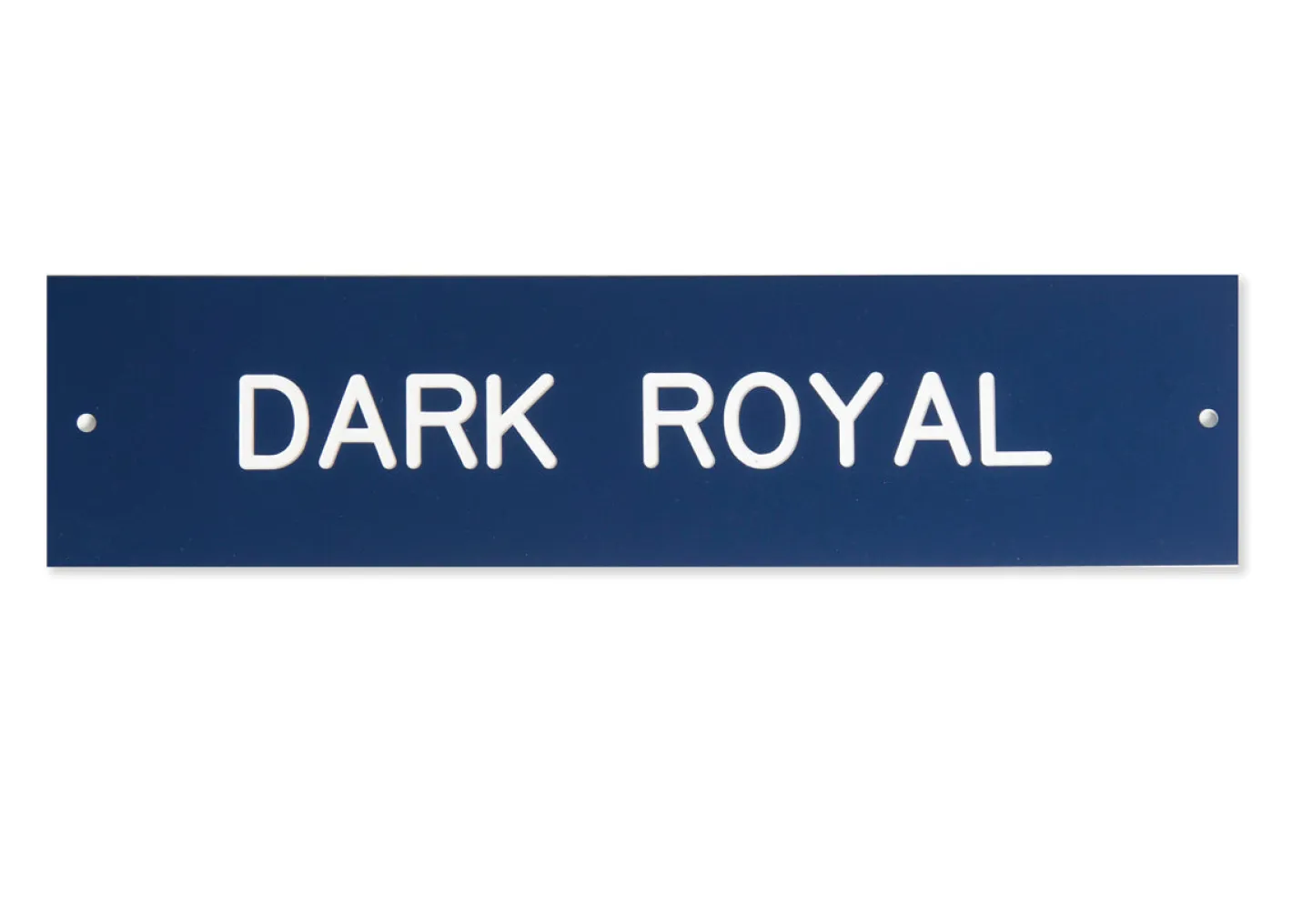 DOVER DROPSHIP Plastic Stall Plate - 3 lines
