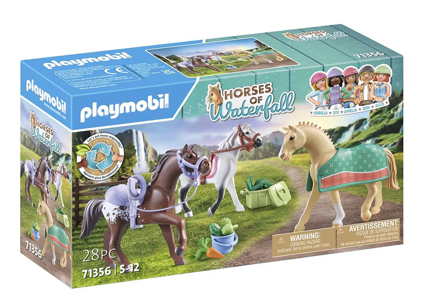 Kids PLAYMOBIL USA INC Playmobil® Three Horses Set with Accessories