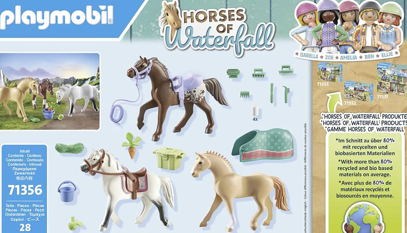 Kids PLAYMOBIL USA INC Playmobil® Three Horses Set with Accessories