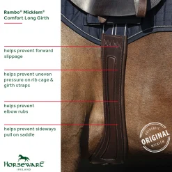 HORSEWARE Rambo® Micklem® Long Comfort Girth