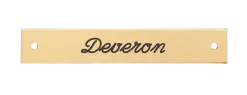 DOVER DROPSHIP Rectangular Halter Nameplate - 1 or 2 lines