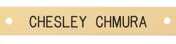 DOVER DROPSHIP Rectangular Halter Nameplate - 1 or 2 lines