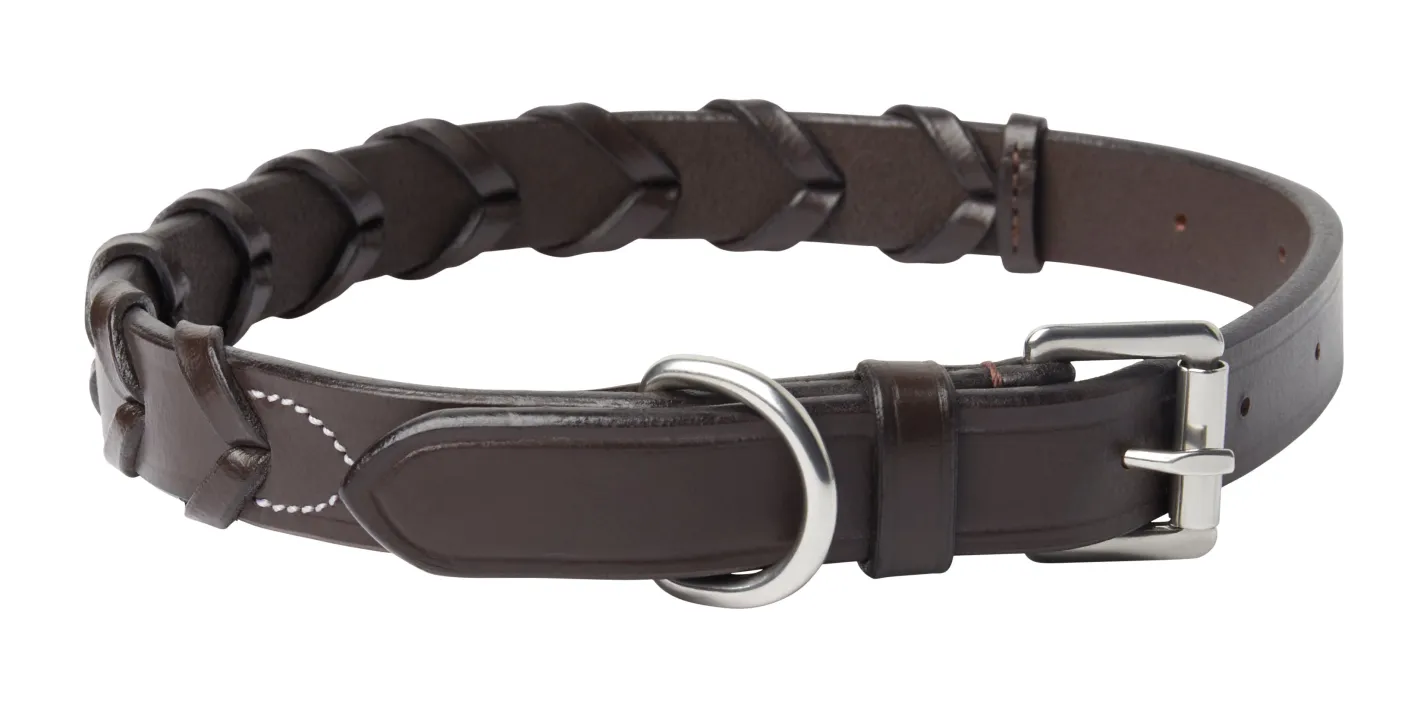 PUSHKAR INTL Rider’s International™ Laced Rein Dog Collar