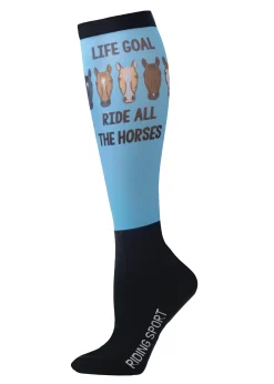 HAINING JOY TRADING Riding Sport™ Footprintz Printed Peddies