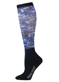 HAINING JOY TRADING Riding Sport™ Footprintz Printed Peddies