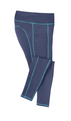 Kids KARAN LETEX Riding Sport™ Kids’ Three-Season Knee-Patch Tech Tight