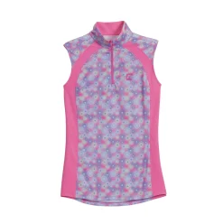 KIRSCH Riding Sport™ Ladies’ Airflow Quarter-Zip Print Sleeveless Shirt