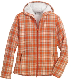KIRSCH Riding Sport™ Ladies’ Lancaster Sherpa-Lined Flannel Hoodie