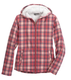 KIRSCH Riding Sport™ Ladies’ Lancaster Sherpa-Lined Flannel Hoodie